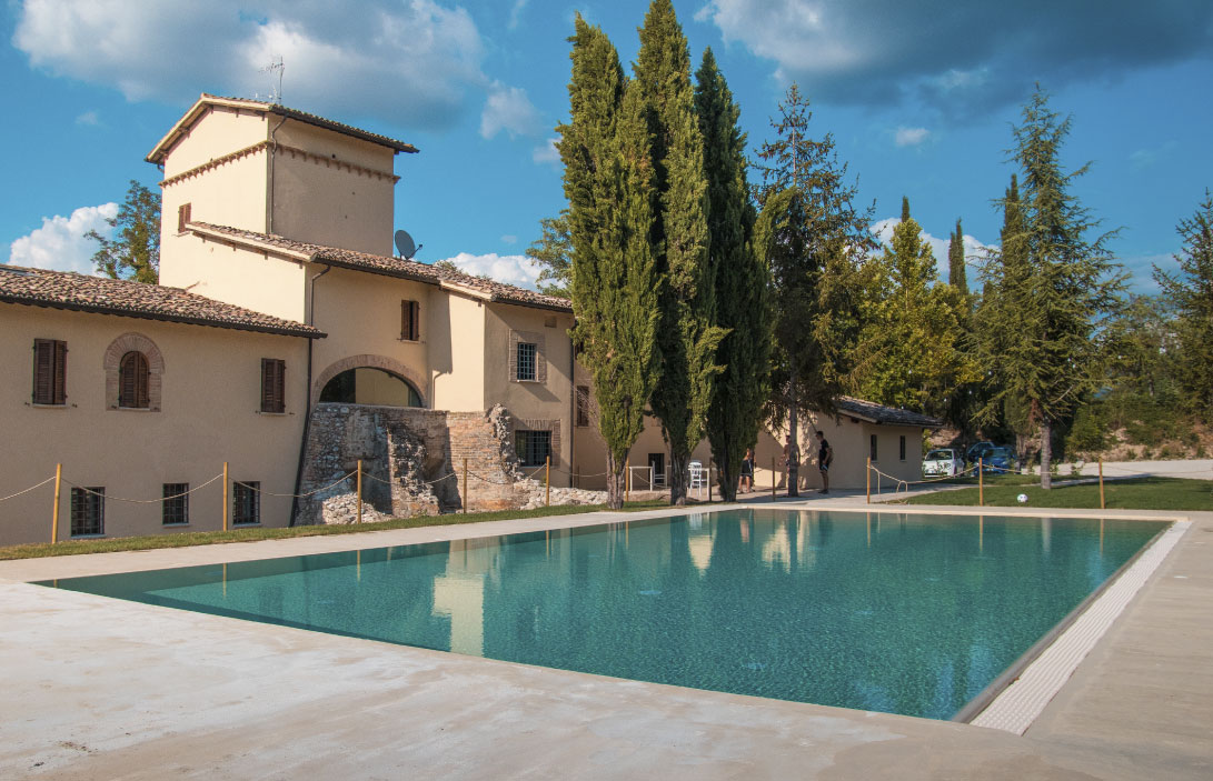 Agriturismo a Spoleto con piscina